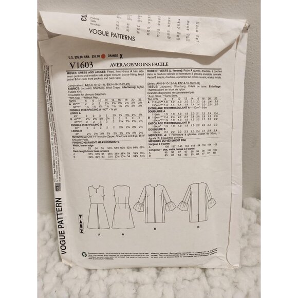 Isaac Mizrahi V1603 Sewing Pattern UNCUT | Size 6–14 - Picture 2 of 10